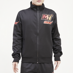 Men's - Pro Standard Heat Track Top - Black/Black