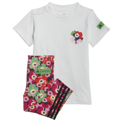 Girls' Toddler - adidas MRMK Set - Pink/Maroon