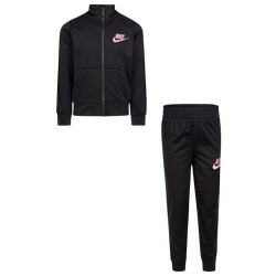 Girls' Toddler - Nike Heart Taping Tricot Set - Black/Black