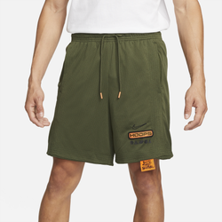 Men's - Nike Dri-Fit PRM Narrative Shorts - Olive/Black