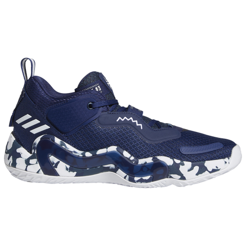 

adidas Mens adidas D.O.N. Issue 3 - Mens Basketball Shoes Navy/White/Navy Size 07.5