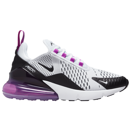 

Nike Womens Nike Air Max 270 - Womens Running Shoes White/Black/Fuchsia Dream Size 5.0