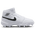 Jordan AJ 1 Mid Cleats - Boys' Grade School Black/White