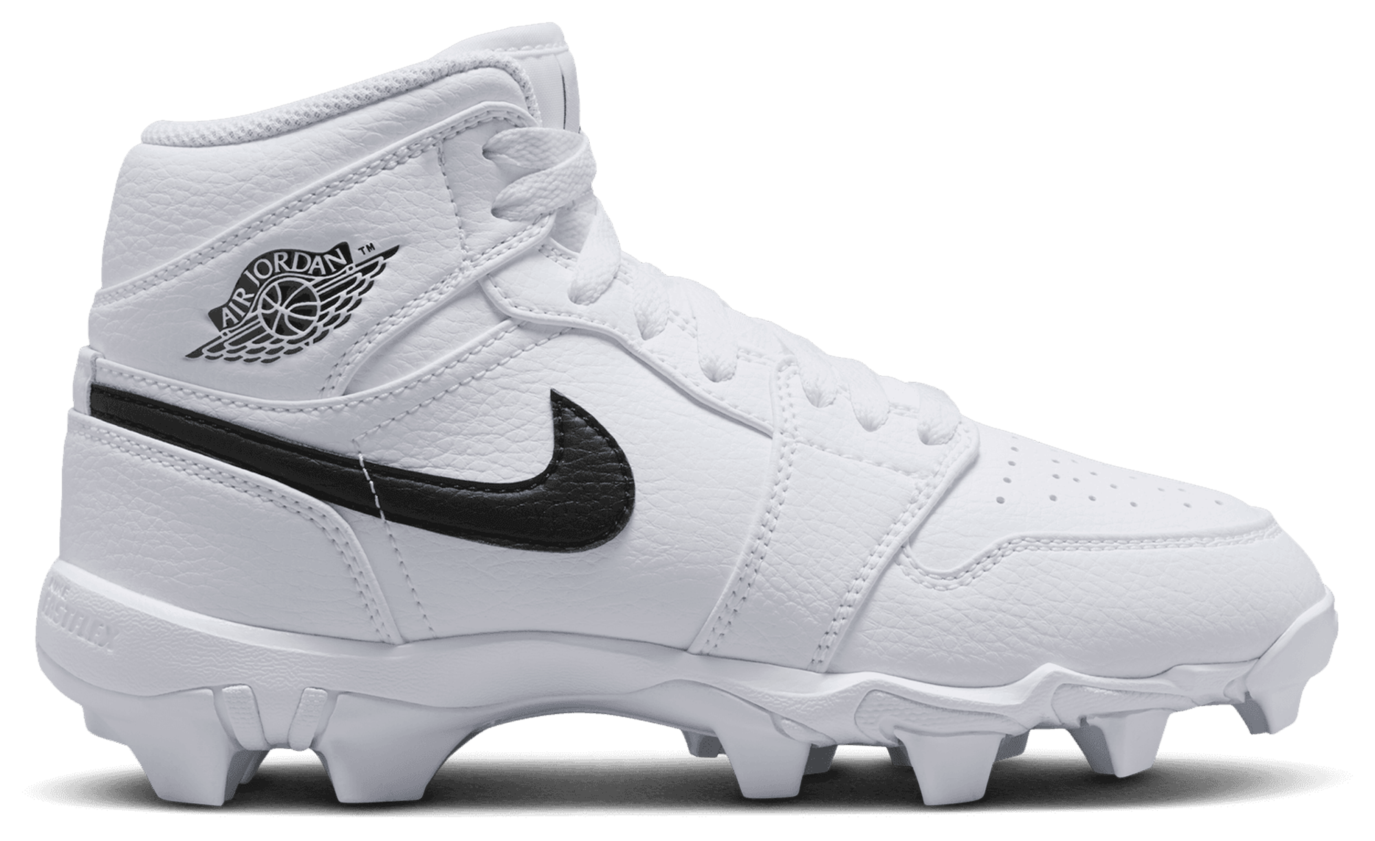 Jordan AJ 1 Mid Cleats - Boys' Grade School
