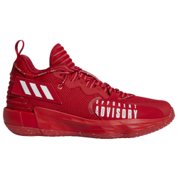 Men's - adidas Dame 7 Extply - Scarlet/White/Silver
