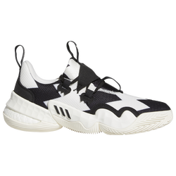 Boys' Grade School - adidas Trae Young 1 - White/Black/Solar Red