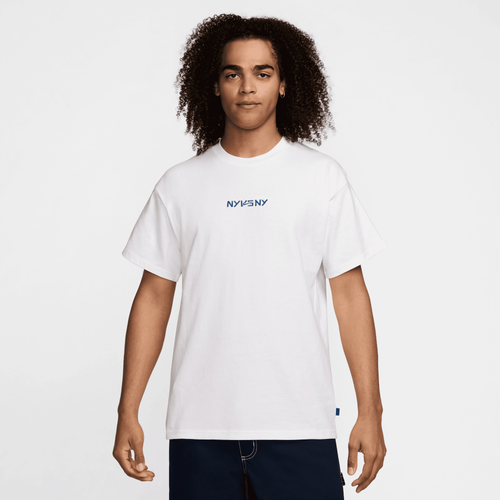 MENS - Nike NSW Premium Essential NY Court T-Shirt - Blue/White Black