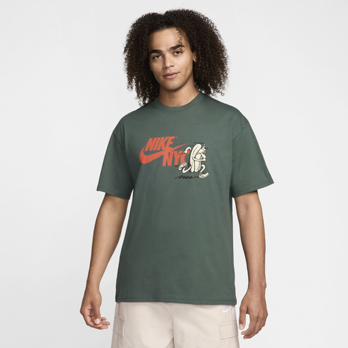 Shop Nike Mens  Ny Local Nsw Short Sleeve Max 90 T-shirt In Vintage Green