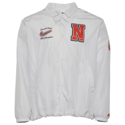 Men's - Nike Coaches Jacket - Grey/Multi/Red