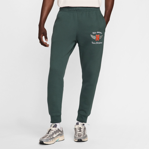 

Nike Mens Nike Club BB Joggers - Mens Green/Red/Multi Size XL