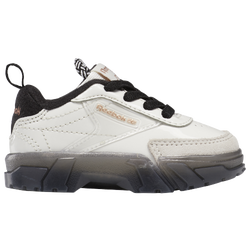Girls' Toddler - Reebok Club C - Beige/Black