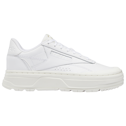 

Reebok Womens Reebok Club C Double Geo - Womens Running Shoes Footwear White/Footwear White/Chalk Size 8.0