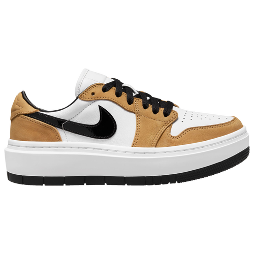 Jordan Air  1 Elevate Low Sneaker In Golden Harvest/black/white