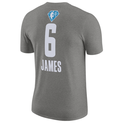 Nike Mens Nike ASW Name & Number T-Shirt - Mens Grey/Carolina Size L