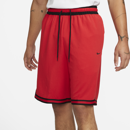 Shop Nike Mens  Dri-fit Dna 10" Shorts In Black/university Red