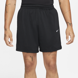 Men's - Nike Dri-Fit Openhole Mesh 6" Shorts - Black/Black/White