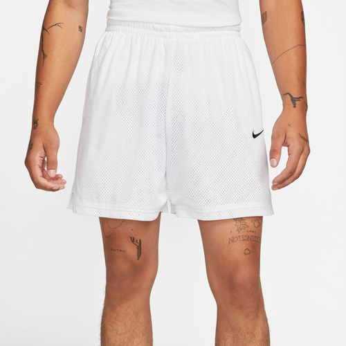 

Nike Mens Nike Dri-Fit Openhole Mesh 6" Shorts - Mens Black/White Size M