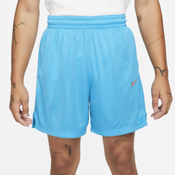 Men's - Nike Dri-Fit Openhole Mesh 6" Shorts - Laser Blue/Rush Orange/Rush Orange
