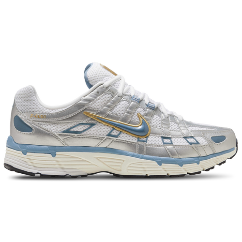 MENS - Nike P-6000  - White/Aegean Storm Metallic Silver
