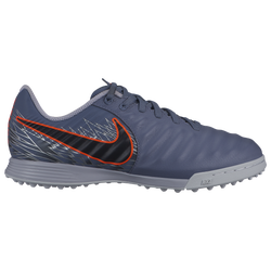 Boys' Grade School - Nike Tiempo LegendX 7 Academy TF - Armory Blue/Black/Wolf Grey