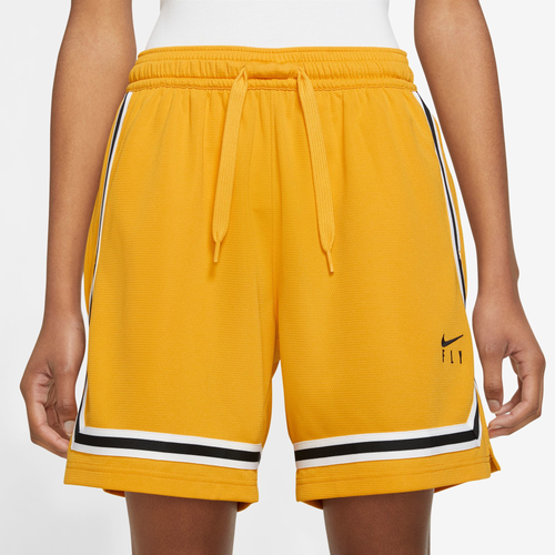 Nike Women's Fly Crossover Basketball Shorts In Yellow