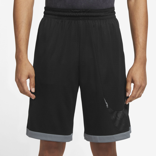 

Nike Mens Nike Dri-Fit Printed HBR Short - Mens Black/Cool Gray/Black Size S
