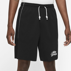 Men's - Nike Standard Issue Fleece Shorts - Black/White