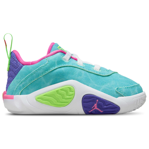 

Jordan Boys Jayson Tatum Jordan Tatum 2 GPX - Boys' Toddler Basketball Shoes Pink/Teal/Green Size 6.0