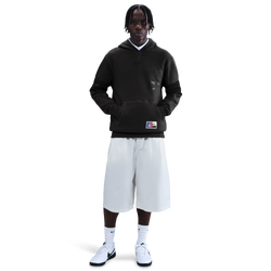 Men's - Nike Club Pullover Hoodie - Off Noir/Grey