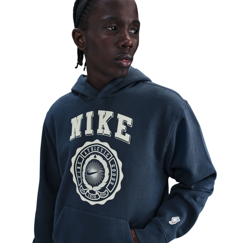 MENS - Nike BTS Basketball Pullover Hoodie - Thunder Blue/Sail