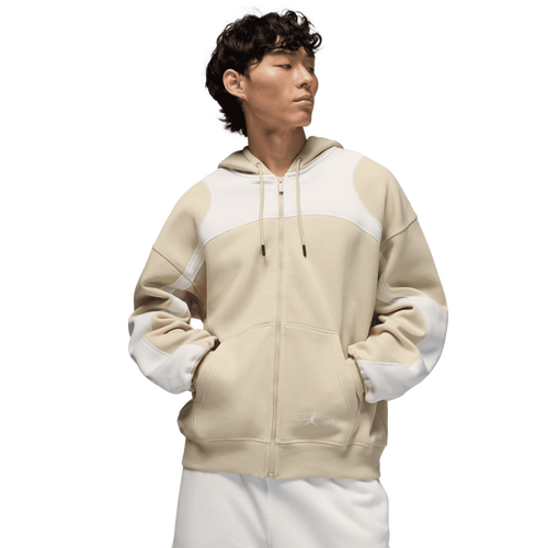 MENS - Jordan OVS Stretch Y2K Full Zip Hoodie - Tan/Wheat