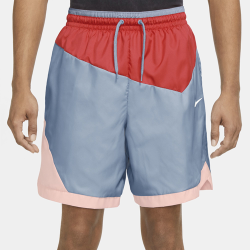 Nike Mens  Dri-fit Dna Woven Shorts In Track Red/boarder Blue/atmosphere