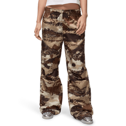 Women's - Jordan Brooklyn Novelty ATWG SLD AOP Pants - Light Khaki/Multi