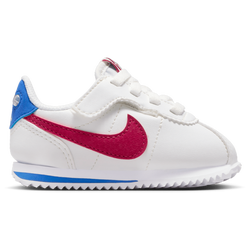 Boys' Toddler - Nike Cortez Easyon SE - Summit White/Noble Red/Hyper Royal
