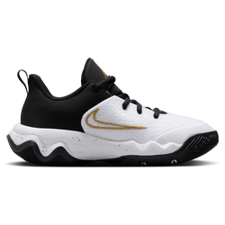 Boys' Grade School - Nike Giannis Immortality 4 - Black/Mtlc Gold/White