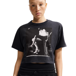 Women's - Nike Basketball Photo Crop Tee - Black