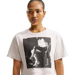 Women's - Nike Basketball Photo Crop Tee - Light Bone
