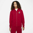 Jordan Jumpman Fleece Full-Zip Hoodie - Men's Gym Red