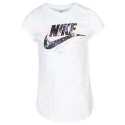 Pre-school - Nike Sky-Dye Futura Bust T-Shirt - White/Black
