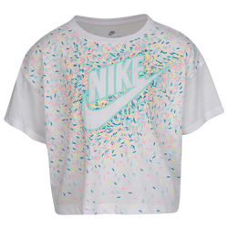 Girls' Preschool - Nike Futura Sprinkles T-Shirt - White/Blue