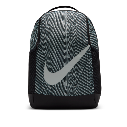 YOUTH - Nike Brasilia AOP Backpack - Black/Dk Smoke Grey Lt