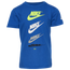 Nike Cascading Futura Air T-Shirt - Boys' Preschool Royal Blue