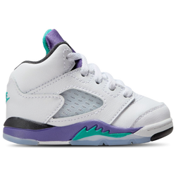 Boys' Toddler - Jordan Retro 5 OG - White/Purple