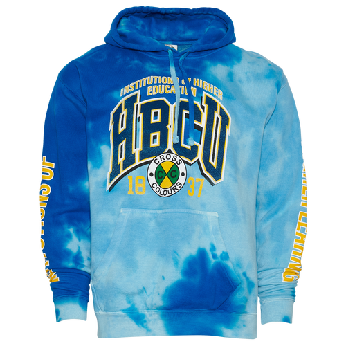 

Cross Colours Mens Cross Colours HBCU Institutions Hoodie - Mens Blue Dye Size S
