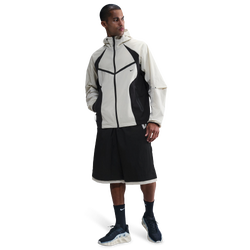 Men's - Nike Tech Woven Pro Full-Zip Jacket - Light Bone/Black