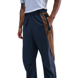 Men's - Nike Tech Woven Pro Oversized Pants - Thunder Blue/Mosswood Brown/Black