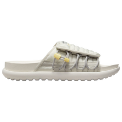 Women's - Nike Asuna 2 Slides - Light Bone/Light Iron Ore/Lemon Wash