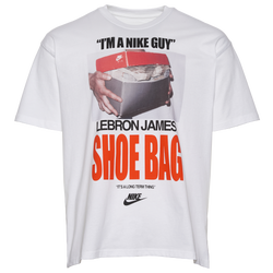 Men's - Nike LeBron James M90 T-shirt - White/Multi