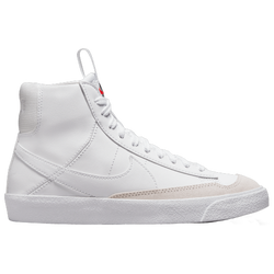 Boys' Grade School - Nike Blazer Mid '77 SE - White/White/White