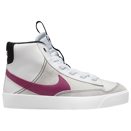 

Girls Preschool Nike Nike Blazer Mid 77 SE - Girls' Preschool Shoe White/Purple/Black Size 11.0